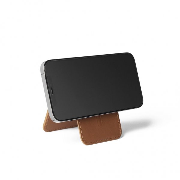 Mujjo Kortholder MagSafe Wallet Stand Tan