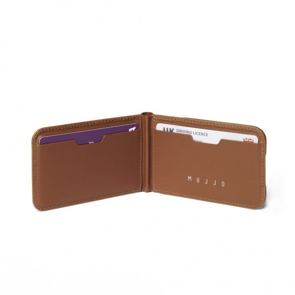 Mujjo Kortholder MagSafe Wallet Stand Tan