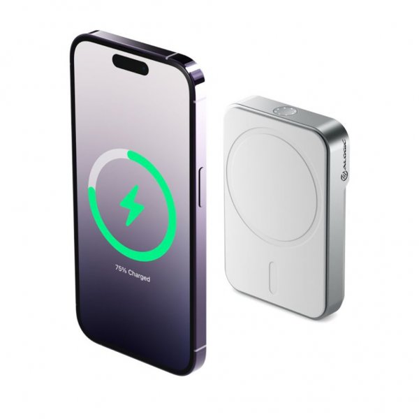 ALOGIC Matrix Universal Magnetic Power Bank 5000mAh MagSafe Hvit