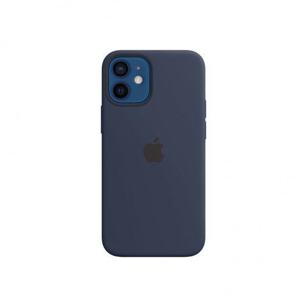 Apple Original iPhone 12 Mini Deksel Silicone Case MagSafe Deep Navy