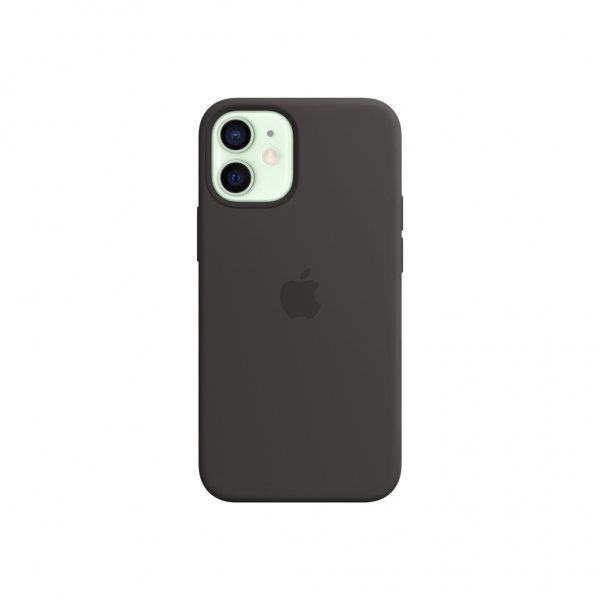 Apple Original iPhone 12 Mini Deksel Silicone Case MagSafe Svart