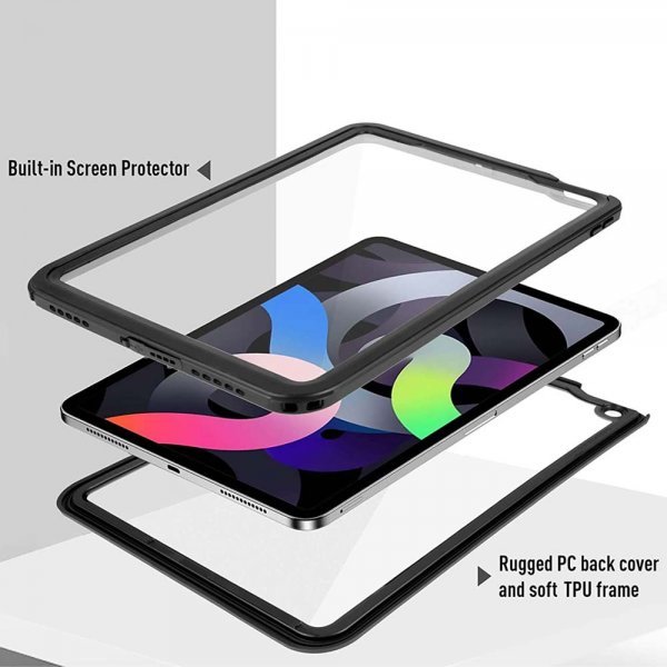 Armor-X iPad Air 10.9 (gen 4/5) Deksel IP68 Waterproof, Shock & Dust Proof
