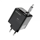 Mobile Origin Lader Display GaN 65W Innebygd USB-C Kabel