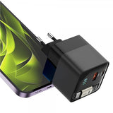 Mobile Origin Lader Display GaN 65W Innebygd USB-C Kabel