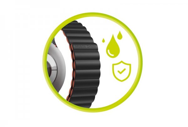 Mobile Origin Samsung Galaxy Watch 8 40/44mm/Classic 46mm Armbånd Easy Strap Svart Oransje