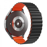 Mobile Origin Samsung Galaxy Watch 20mm Armbånd Easy Strap Svart Oransje