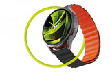 Mobile Origin Samsung Galaxy Watch 20mm Armbånd Easy Strap Svart Oransje