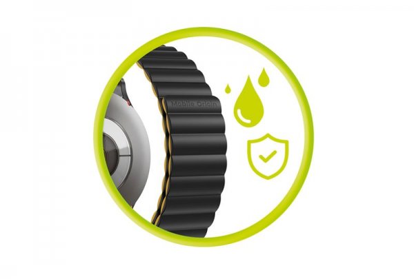 Mobile Origin Samsung Galaxy Watch 20mm Armbånd Easy Strap Svart Gul