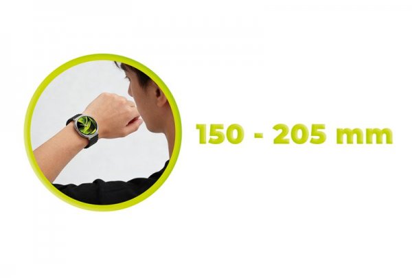 Mobile Origin Samsung Galaxy Watch 8 40/44mm/Classic 46mm Armbånd Easy Strap Svart