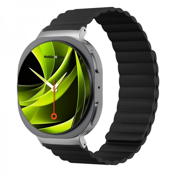 Mobile Origin Samsung Galaxy Watch 8 40/44mm/Classic 46mm Armbånd Easy Strap Svart