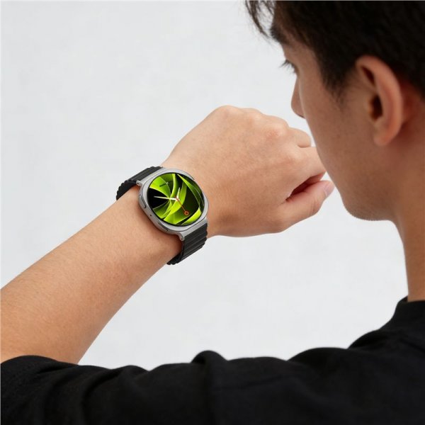 Mobile Origin Samsung Galaxy Watch 8 40/44mm/Classic 46mm Armbånd Easy Strap Svart