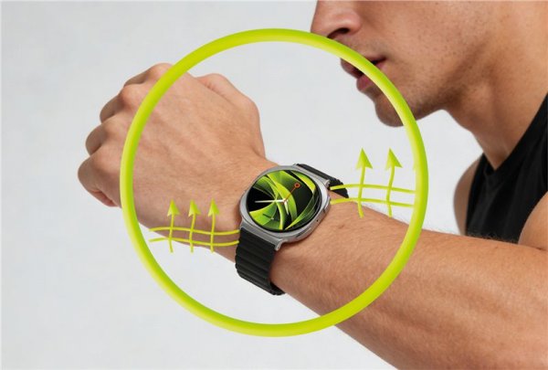 Mobile Origin Samsung Galaxy Watch 8 40/44mm/Classic 46mm Armbånd Easy Strap Svart