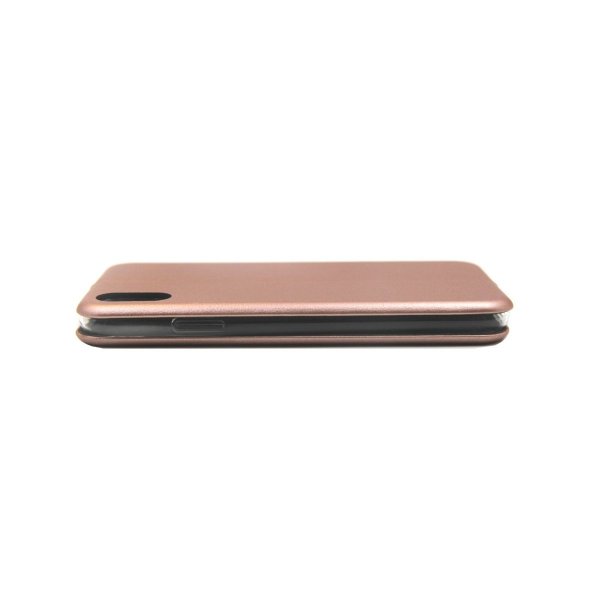 iPhone Xs Max Etui med Stativ Rosegull