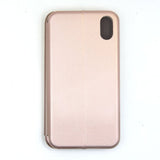 iPhone X/iPhone Xs Etui med Stativ Rosegull