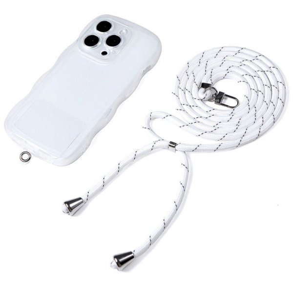 Imak Halskjede Mobil Lanyard Crossbody Strap Hvit