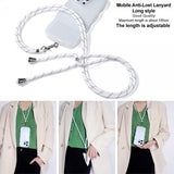 Imak Halskjede Mobil Lanyard Crossbody Strap Hvit