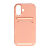 iPhone 16 Deksel Kortholder Rosa
