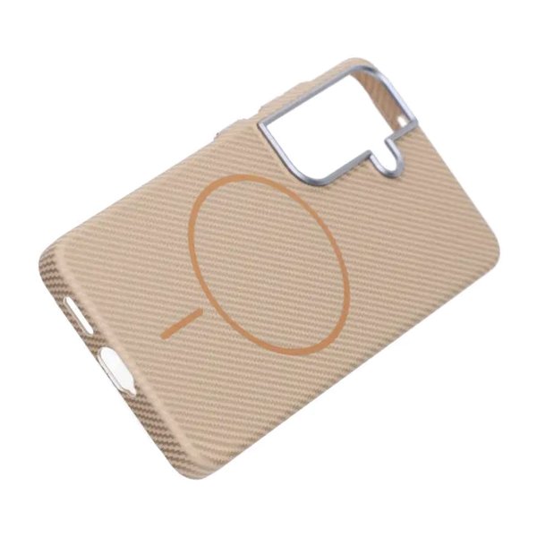 Samsung Galaxy S26 Plus Deksel Karbonfibermønster MagSafe Gull
