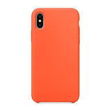 iPhone Xs Max Deksel Silikon Oransje