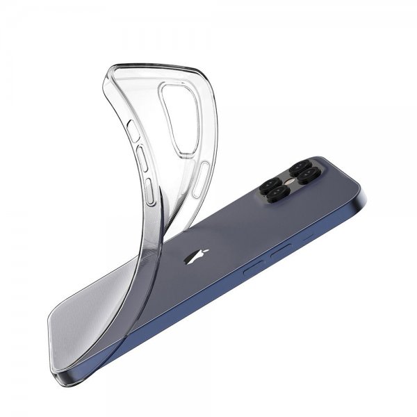 iPhone 12/iPhone 12 Pro Deksel Støtsikker TPU Transparent