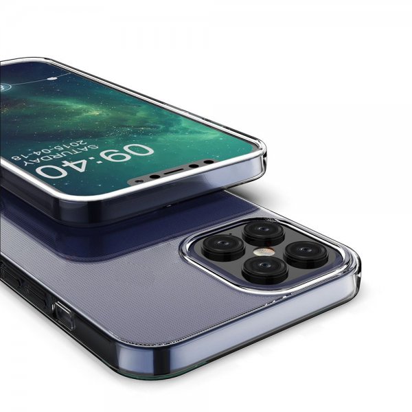 iPhone 12/iPhone 12 Pro Deksel Støtsikker TPU Transparent