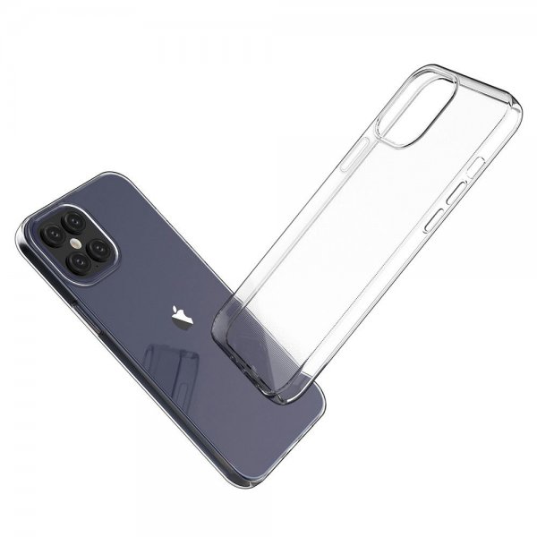iPhone 12/iPhone 12 Pro Deksel Støtsikker TPU Transparent