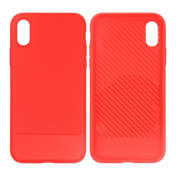 iPhone X/iPhone Xs Deksel TPU Rød