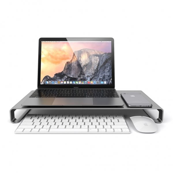 Satechi Aluminum Monitor Stand Sølv