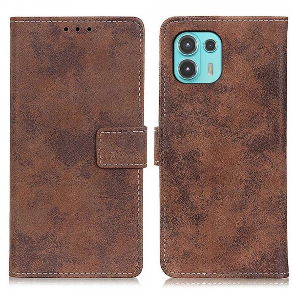 Motorola Edge 20 Lite Etui Vintage Brun