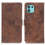 Motorola Edge 20 Lite Etui Vintage Brun