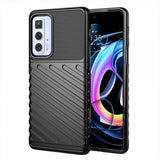 Motorola Edge 20 Pro Deksel Thunder Series Svart
