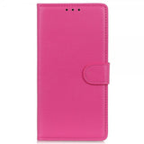 Motorola Edge 30 Etui Litchi Magenta