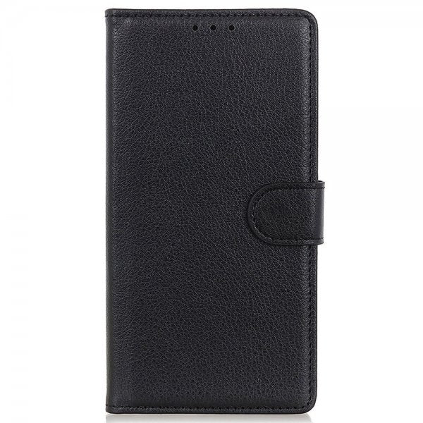 Motorola Edge 30 Etui Litchi Svart