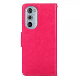Motorola edge 30 pro Etui med Kortlomme Magenta