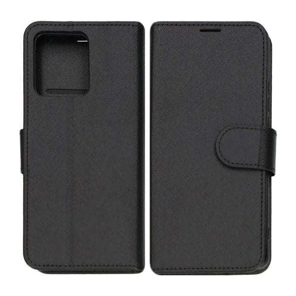 Motorola Edge 40 Neo Etui med Stativ Svart