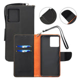 Motorola Edge 50 Pro Etui 2 Kortlomme Svart