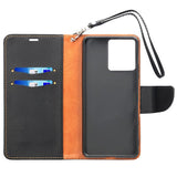 Motorola Edge 50 Pro Etui 2 Kortlomme Svart