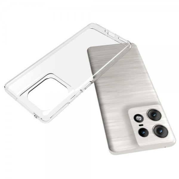 Motorola Edge 50 Pro Deksel Myk plast Transparent
