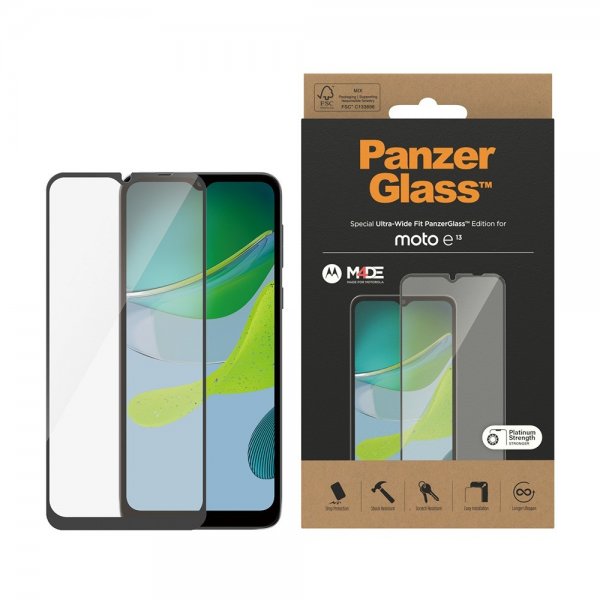 PanzerGlass Motorola Moto E13 Skjermbeskytter Ultra-Wide Fit