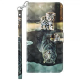 Motorola Moto e22i Etui Motiv Katt Og Tiger