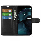 Motorola Moto G14 Etui Litchi Svart