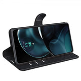 Motorola Moto G14 Etui Litchi Svart