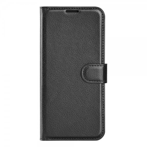 Motorola Moto G14 Etui Litchi Svart