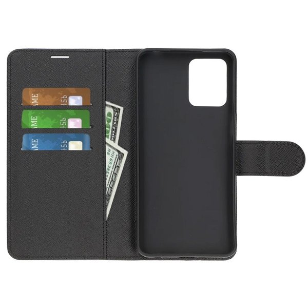 Motorola Moto G14 Etui med Stativ Svart