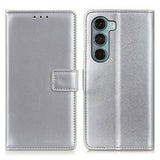 Motorola moto g200 5G Etui Skinntekstur Sølv