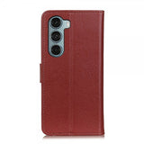 Motorola moto g200 5G Etui Litchi Brun