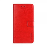 Motorola Moto G30 Etui Skinntekstur Rød