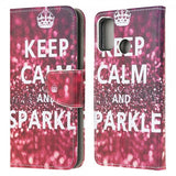 Motorola Moto G30 Etui Motiv Keep Calm and Sparkle