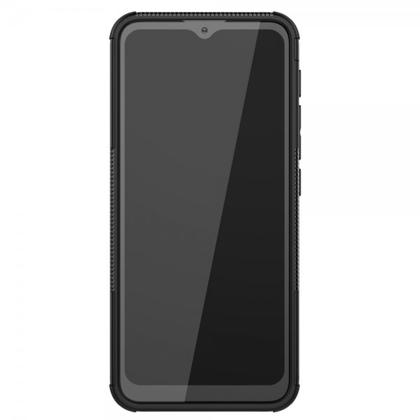Motorola Moto G30 Deksel Dekkmønster Stativfunksjon Svart