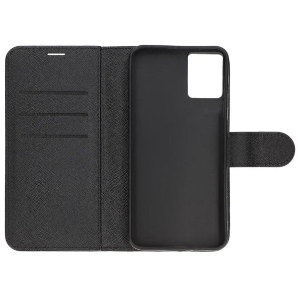 Motorola Moto G54 Etui med Stativ Svart